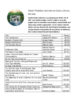 Death-Positive-Libraries-at-Cavan-Library-Service-Listing summary image
									