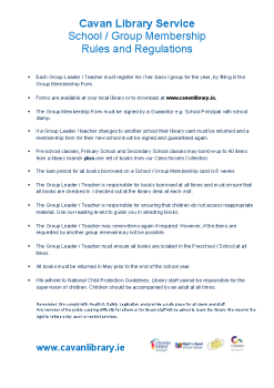 Group and School Rules and Regulations summary image
									