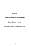 Cavan County Council Annual Financial Statement 2020 thumbnail