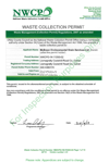 Sample Waste Collection Permit thumbnail